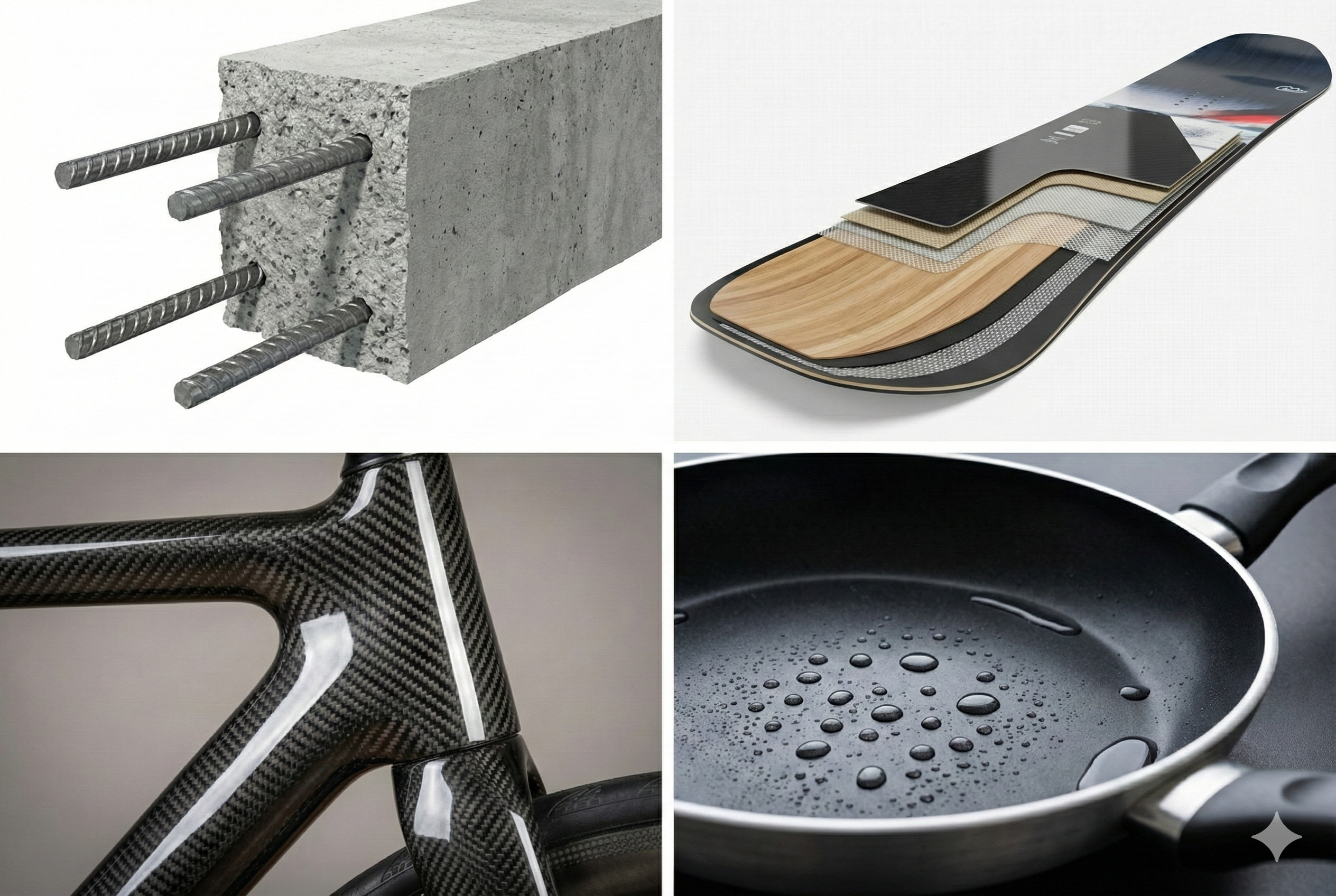 Carbon fiber weave illustrating high-strength composite